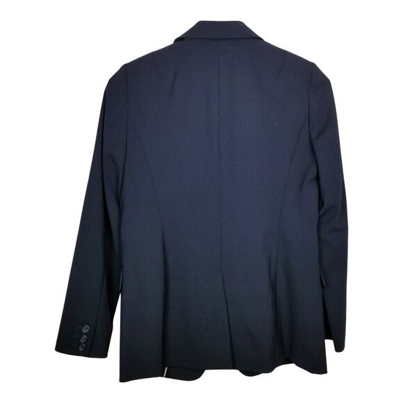 BANANA REPUBLIC Black Wool Blazer - Size 4P New With Tags - Picture 3 of 8